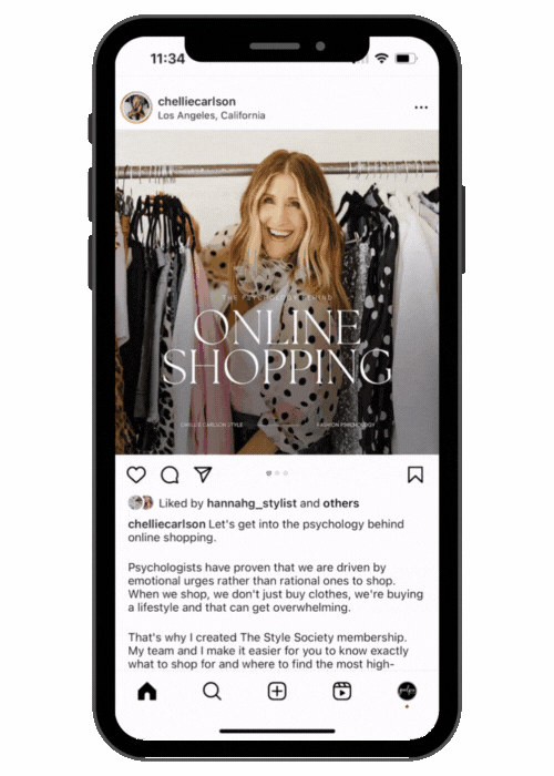 A stylist’s membership announced on Instagram, delivered through GoodPix
